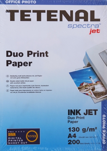 Tetenal Duo Print  A4 130Gr  200lük Inkjet Kağıt 