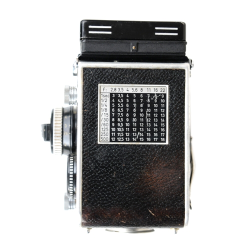 Rollei Rolleiflex 2.8 F 6X6 TLR Camera Üretim Tarih:1960-1981 Seri No:2404312 Planar 80mm F:2.8 Lens Seri No:2758943 Film Tip:120-220 Rool Film Koleksiyon (1) 