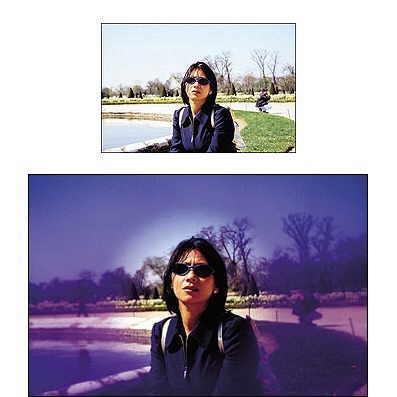 Cokin P 074 Spot W.A Violet Filtre 