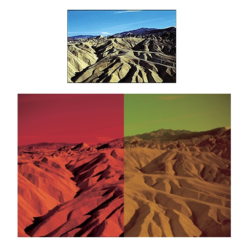 Cokin P170 Pola Red-Green Filtre